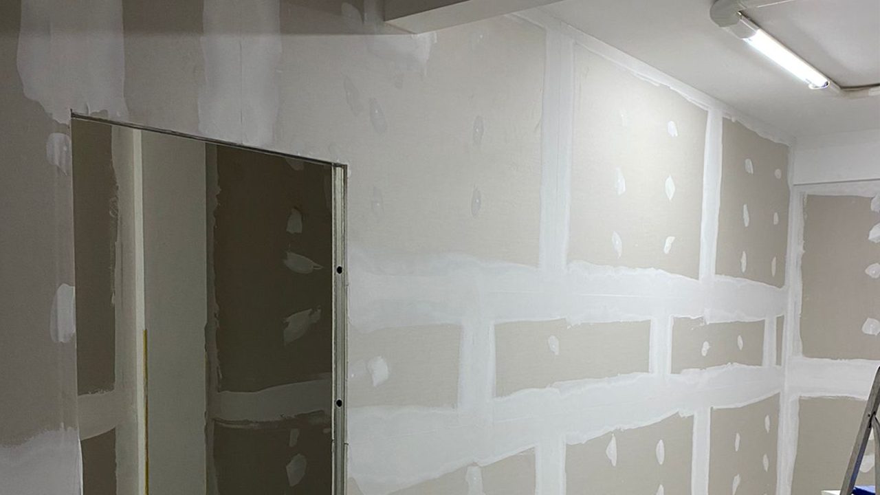 Divisória Drywall — projeto da Gesso Joinville